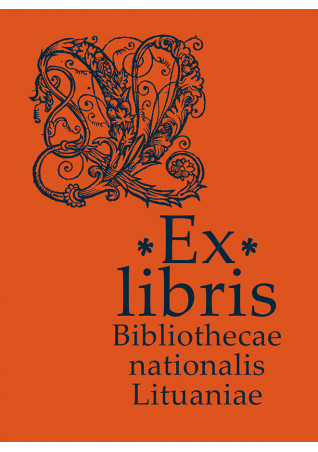 Ex libris Bibliothecae nationalis Lituaniae (anglų kalba). M. Kvizikevičiūtė, V. Vaitkevičiūtė, 2024