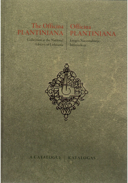 copy of Officina Plantiniana knygos Nacionalinėje bibliotekoje: katalogas
