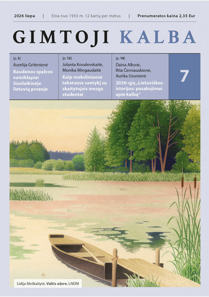 „Gimtoji kalba“ Nr. 7