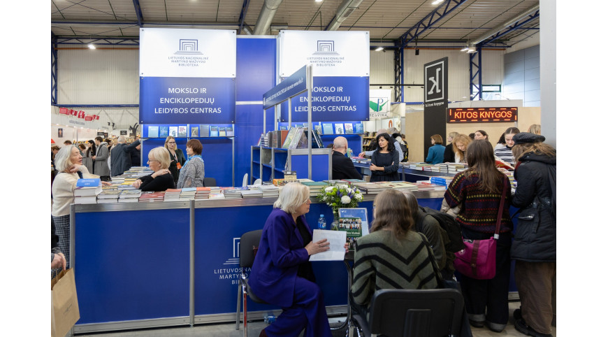 Kovo 9–31 d. Nacionalinės bibliotekos knygyne – mokslo leidiniai Vilniaus knygų mugės kainomis